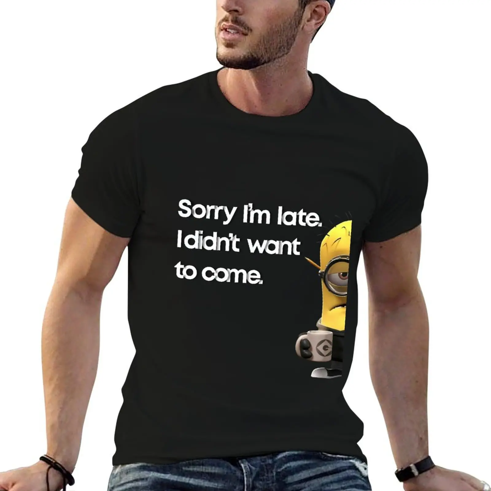 sorry I'm late. I didn't want to come. T-Shirt animal prinfor boys Anime t-shirt sports fans tshirts for men
sorry I'm late. I didn't want to come. T-Shirt animal prinfor boys Anime t-shirt sports fans tshirts for men