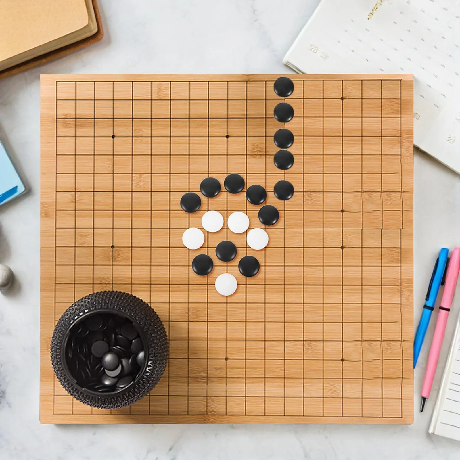 200Pcs Craft Chess Pieces Go Game Stones Resin Made Compact Storage Friendly Fashion Simple Color Board Game Beads Go Chess
200Pcs Craft Chess Pieces Go Game Stones Resin Made Compact Storage Friendly Fashion Simple Color Board Game Beads Go Chess