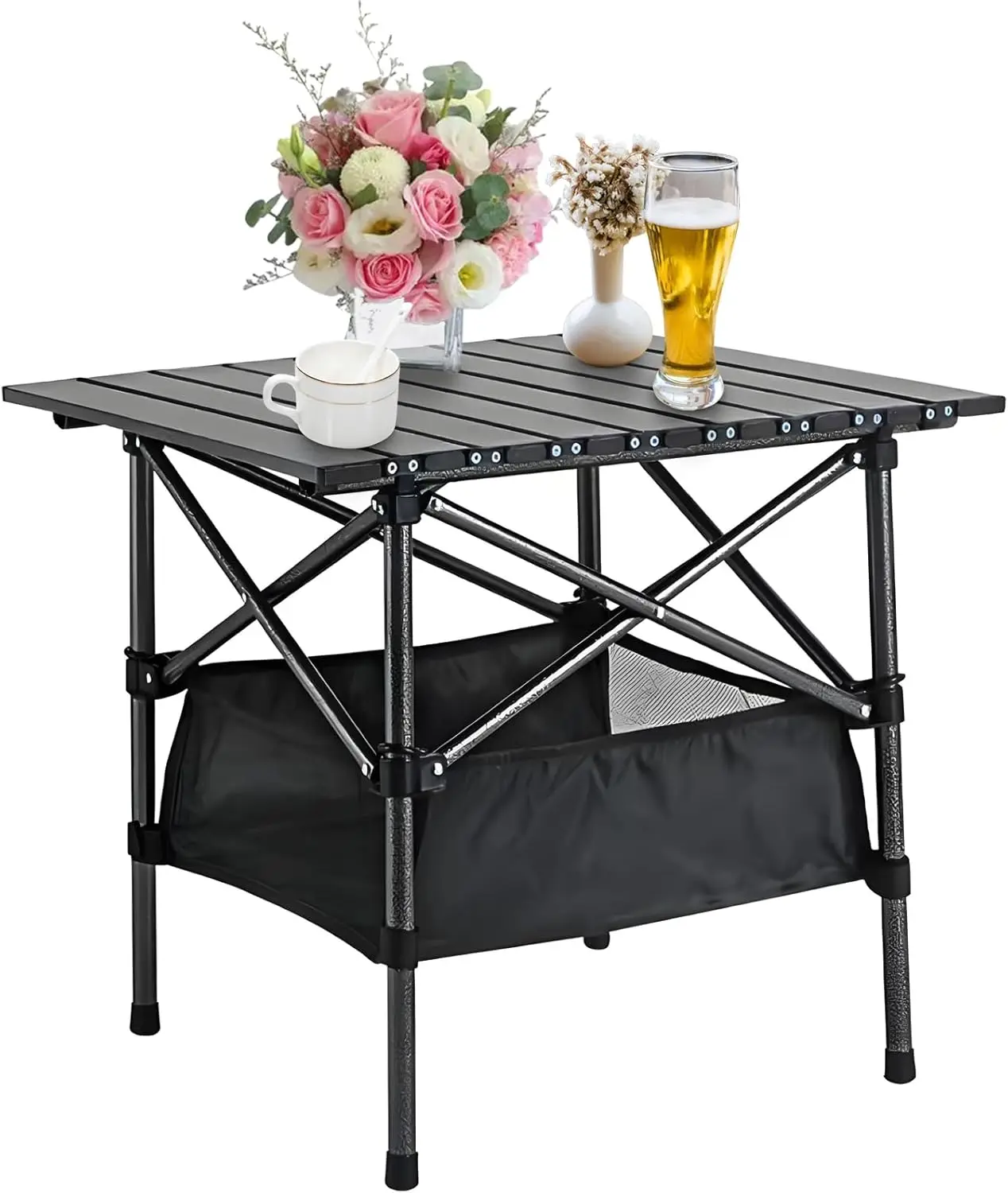 Foldable Aluminum Camping Table with Carrying Bag, Portable Beach Tabletop for Outdoor Picnic, 20x20 Inch, Black
Foldable Aluminum Camping Table with Carrying Bag, Portable Beach Tabletop for Outdoor Picnic, 20x20 Inch, Black