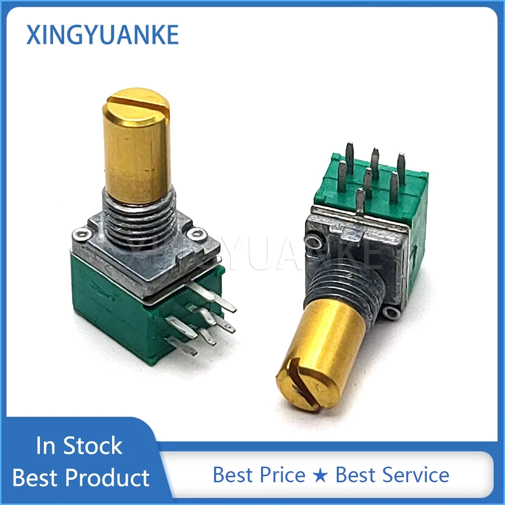 5PCS RK097G 097 Type Double C100K Power Amplifier Audio Volume Sealed Potentiometer C104 7-Pin Handle Length 14MM
5PCS RK097G 097 Type Double C100K Power Amplifier Audio Volume Sealed Potentiometer C104 7-Pin Handle Length 14MM