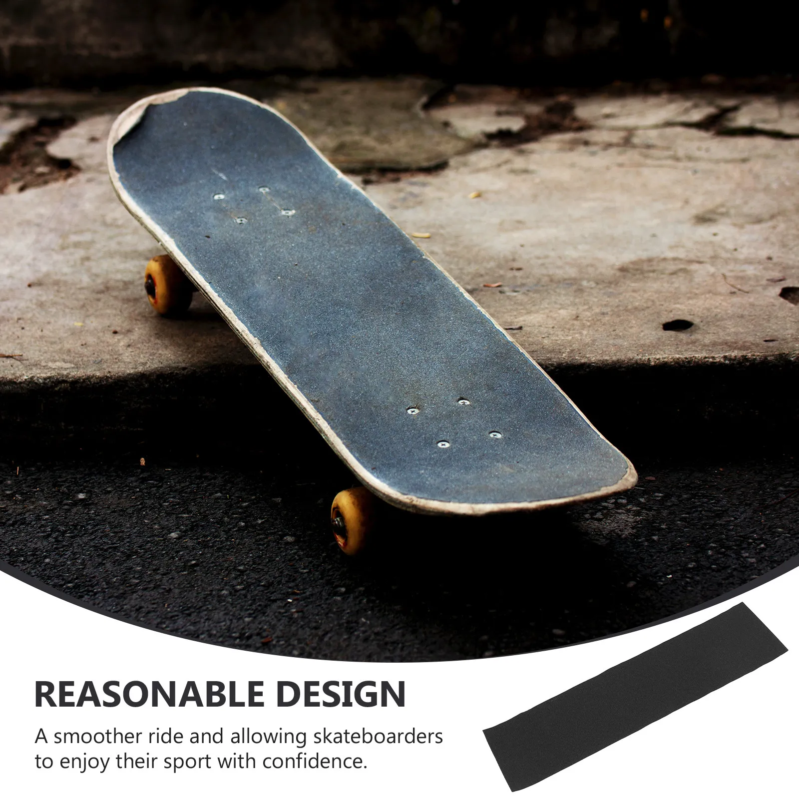 Self-Adhesive Skateboard Grip Tape Sandpaper Wear-Resistant Anti-Slip Sheet for Skateboard Accessories and Enhanced Riding
Self-Adhesive Skateboard Grip Tape Sandpaper Wear-Resistant Anti-Slip Sheet for Skateboard Accessories and Enhanced Riding