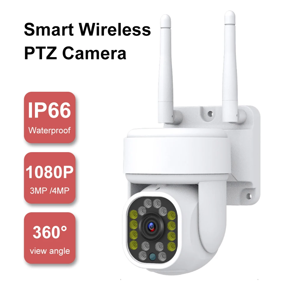 3MP 4MP 1080P Wifi IP Camera Outdoor Wireless Security Surveillance Camera AI Human Tracking Two Way Audio Night Color Camera
3MP 4MP 1080P Wifi IP Camera Outdoor Wireless Security Surveillance Camera AI Human Tracking Two Way Audio Night Color Camera