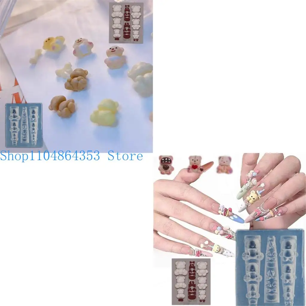 652F Versatile Silicone Mould for Lovely Bear Designs Sturdy and Flexible Accessory for All Shapes and Lengths
652F Versatile Silicone Mould for Lovely Bear Designs Sturdy and Flexible Accessory for All Shapes and Lengths