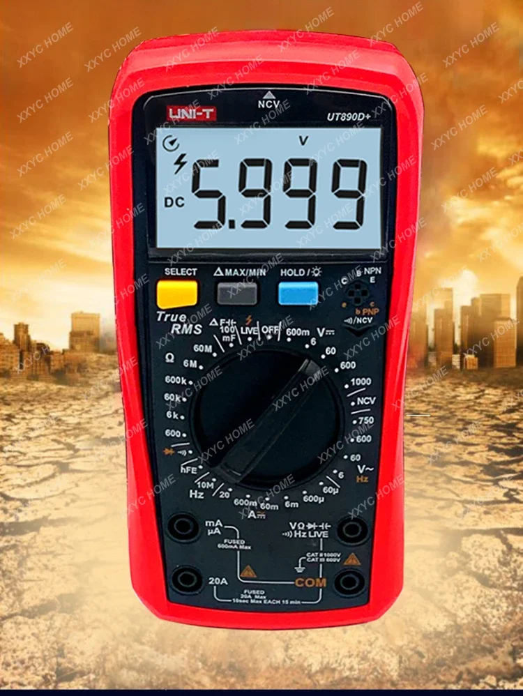 Multimeter Digital High-Precision Automatic Digital Display Capacitance Multi-Function Anti-Burning Electricity
Multimeter Digital High-Precision Automatic Digital Display Capacitance Multi-Function Anti-Burning Electricity