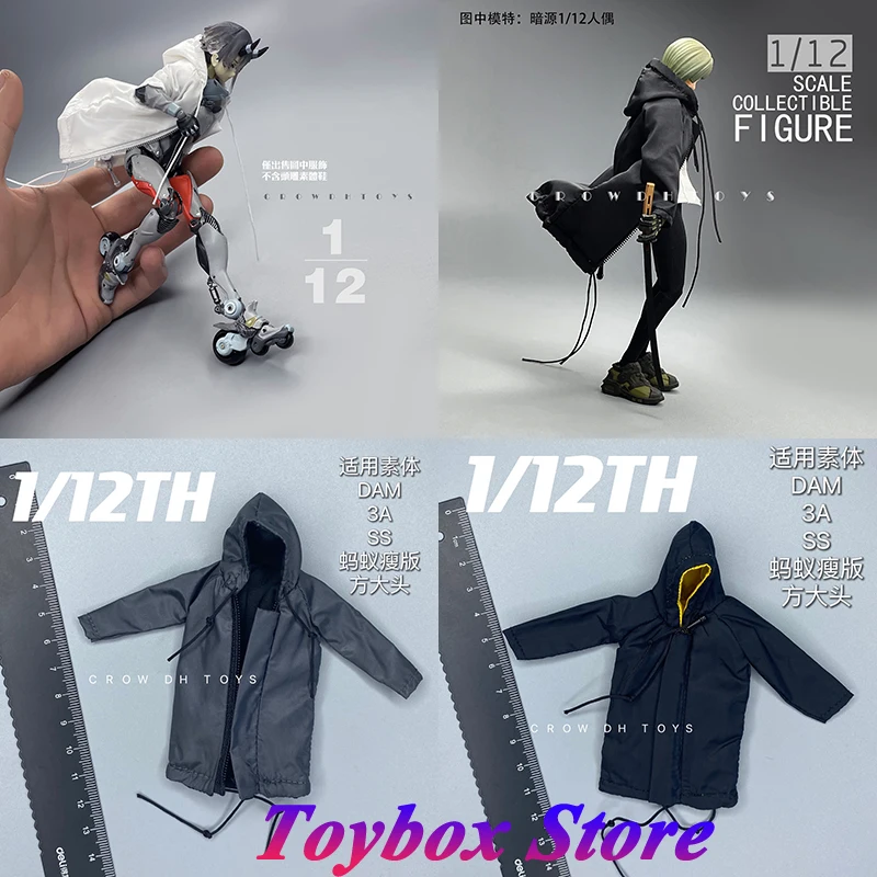 CROWDHTOYS оригинальный 1/12 мужской женский солдат однотонное длинное пальто с капюшоном в полоску дизайн одежда аксессуар для женского тела 6 дюймов
CROWDHTOYS оригинальный 1/12 мужской женский солдат однотонное длинное пальто с капюшоном в полоску дизайн одежда аксессуар для женского тела 6 дюймов