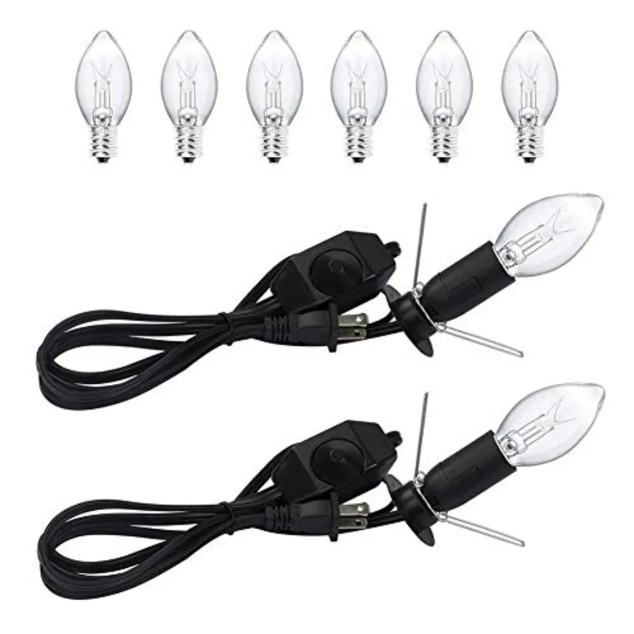 2-Pack Salt Lamp Replacement Dimmer Switch 5 feet Lamp and -Pack Halogen Salt Lamp 5 Watts
2-Pack Salt Lamp Replacement Dimmer Switch 5 feet Lamp and -Pack Halogen Salt Lamp 5 Watts
