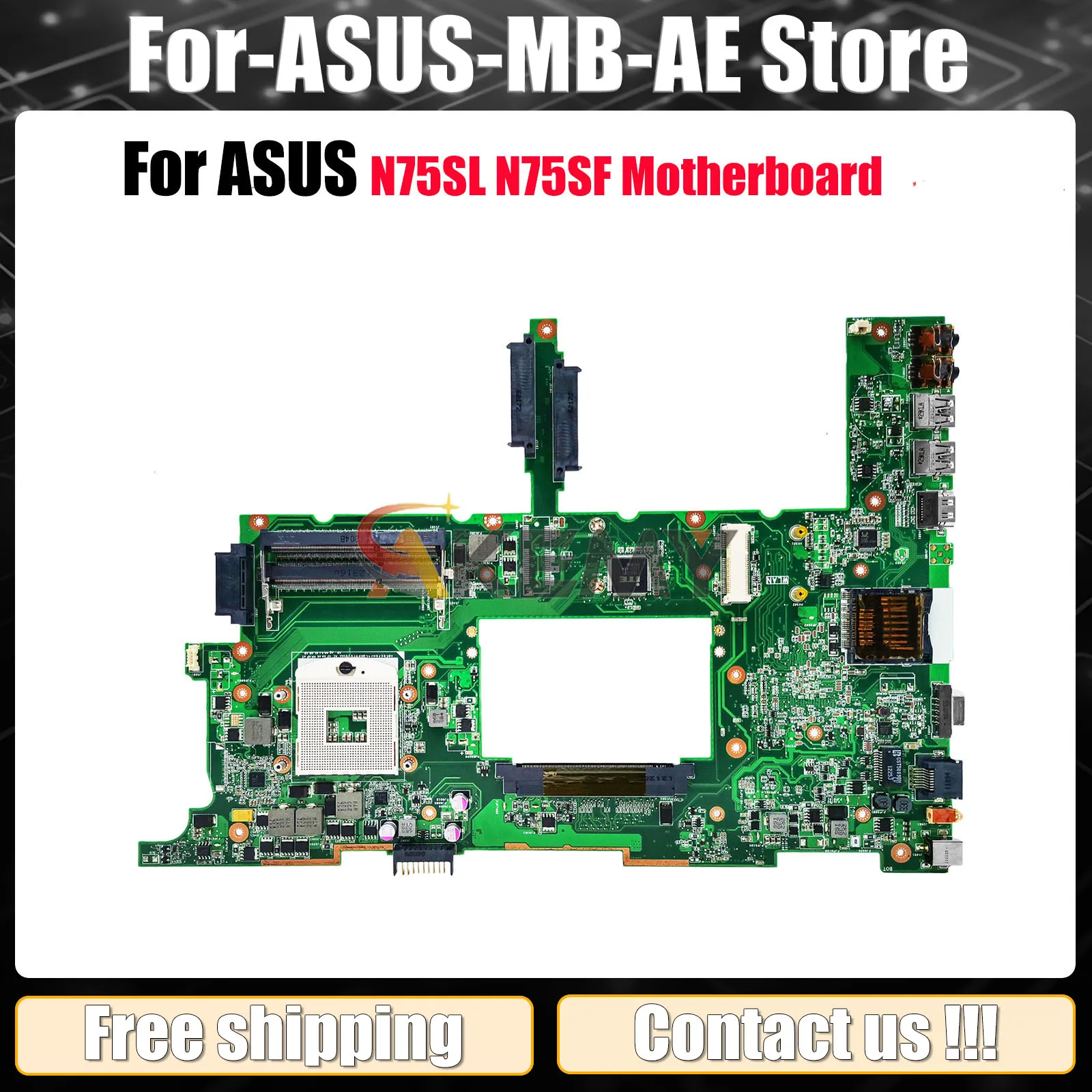 N75SF Laptop Motherboard For ASUS Vivobook N75S N75SL N75SF Notebook Mainboard This item is in stock 100% tests OK fast shipping
N75SF Laptop Motherboard For ASUS Vivobook N75S N75SL N75SF Notebook Mainboard This item is in stock 100% tests OK fast shipping