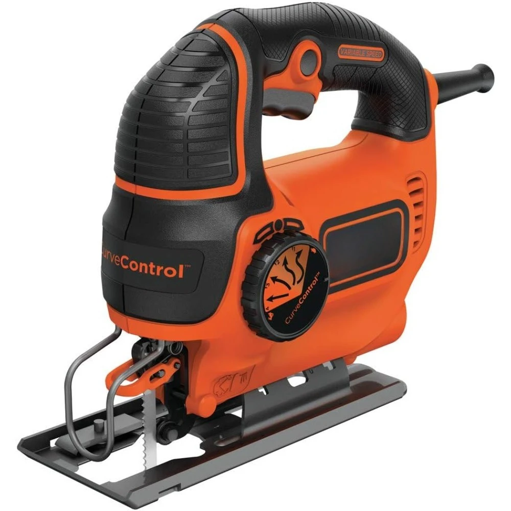 5-Amp, 3,000 Blade Speed, 45 Degree Beveled Cuts, ¾-Inch Orbital Blade, 4 Curve Settings, Corded (BDEJS600C)
5-Amp, 3,000 Blade Speed, 45 Degree Beveled Cuts, ¾-Inch Orbital Blade, 4 Curve Settings, Corded (BDEJS600C)