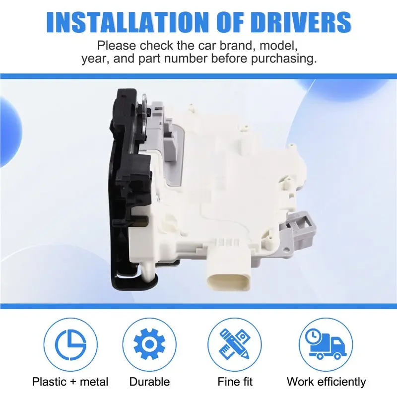 AB56-Rear Left Door Lock Latch Actuator 8K0839016B For A4 A5 S4 S5 Q3 Q5 VW Touareg 2009-2018
AB56-Rear Left Door Lock Latch Actuator 8K0839016B For A4 A5 S4 S5 Q3 Q5 VW Touareg 2009-2018