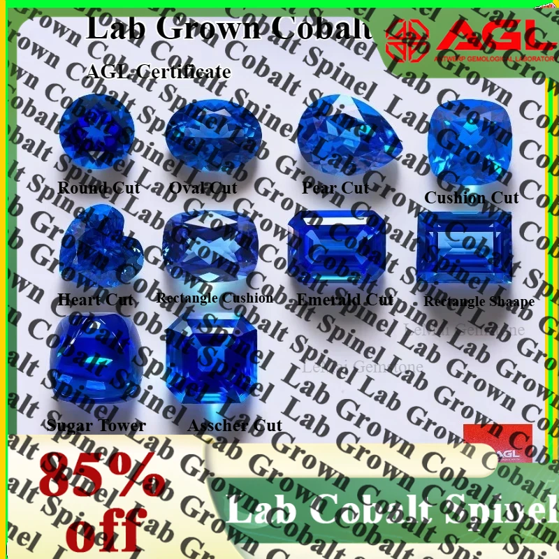 TOPLab Grown Cobalt Spinel Various Shape Loose Gemstone
TOPLab Grown Cobalt Spinel Various Shape Loose Gemstone