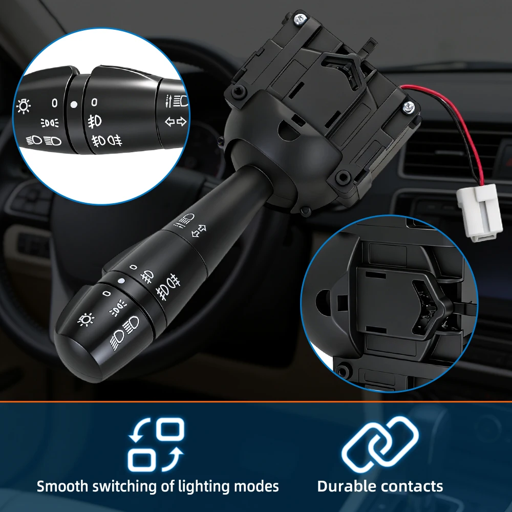 Переключатель указателей поворота 8201167981 для Dacia Dokker, Duster, Lodgy, Logan, Sandero, Renault Clio IV, переключатель противотуманных фар 8201167988, 255400337R
Переключатель указателей поворота 8201167981 для Dacia Dokker, Duster, Lodgy, Logan, Sandero, Renault Clio IV, переключатель противотуманных фар 8201167988, 255400337R