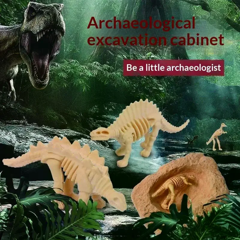 1 Set Archaeological Dig DIY Assembly Model Educational Dinosaur Fossil Excavation Toys For Children Boys Girls Birthday Gifts
1 Set Archaeological Dig DIY Assembly Model Educational Dinosaur Fossil Excavation Toys For Children Boys Girls Birthday Gifts