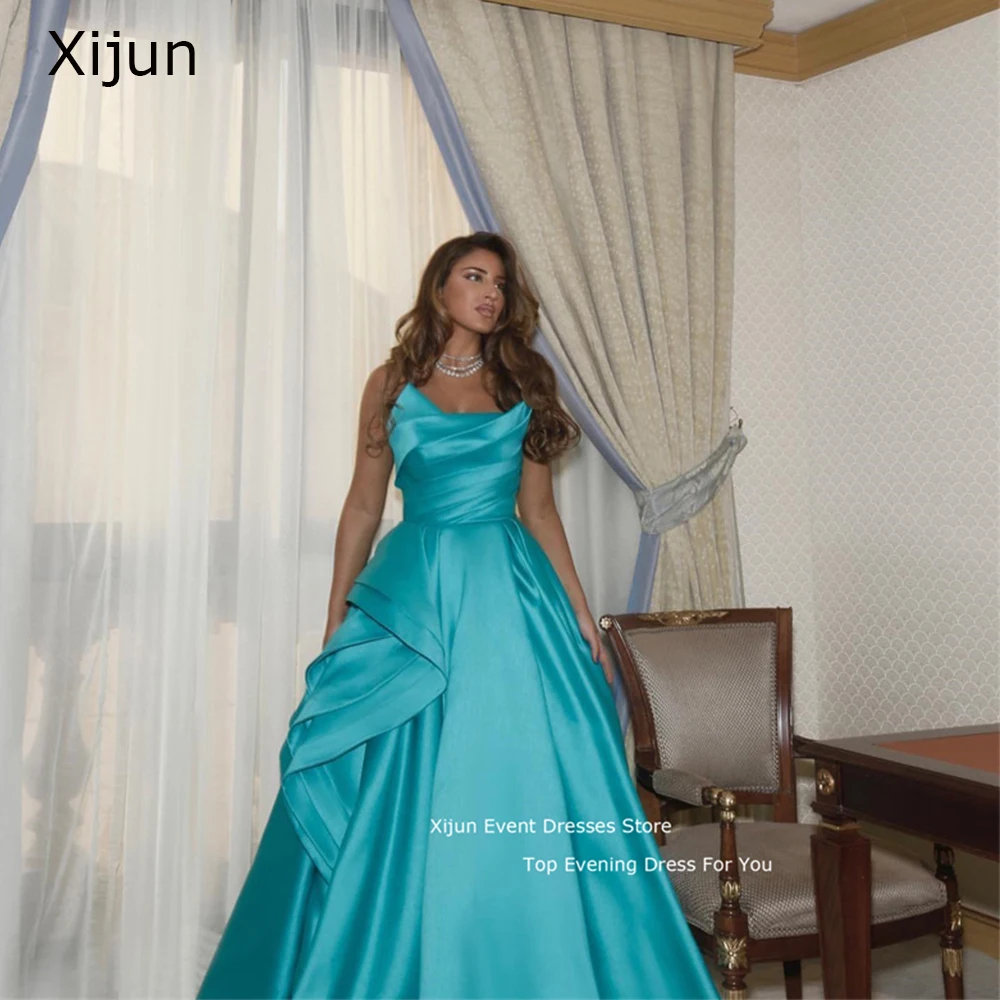Xijun Prom Gowns Satin A-Line Evening Dresses Luxury Prom Dress Saudi Arabic Party Dress Elegant For Women 2023 Formal Sleeveles
Xijun Prom Gowns Satin A-Line Evening Dresses Luxury Prom Dress Saudi Arabic Party Dress Elegant For Women 2023 Formal Sleeveles