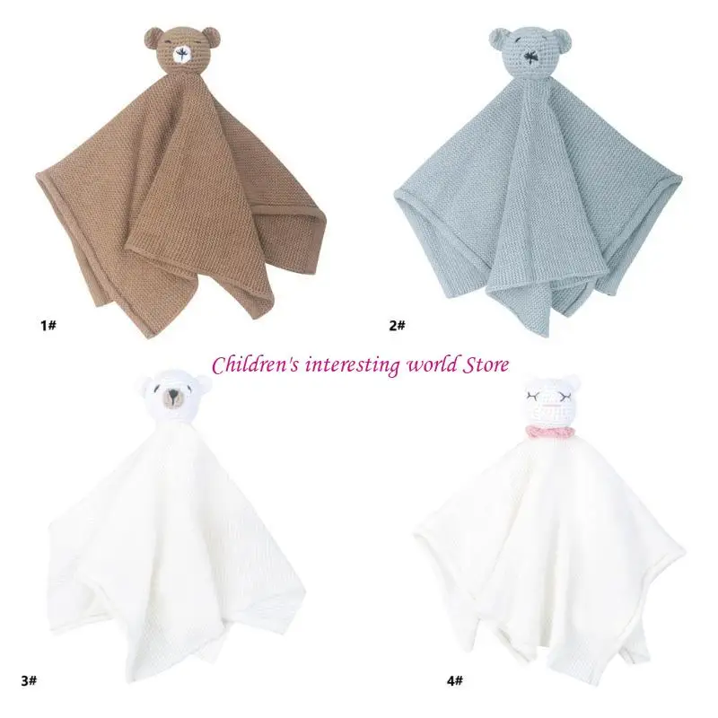 Cartoon Appease Towel Crochet Bear Sleeping Doll Lovely Crochet Soothing Blanket 425F
Cartoon Appease Towel Crochet Bear Sleeping Doll Lovely Crochet Soothing Blanket 425F