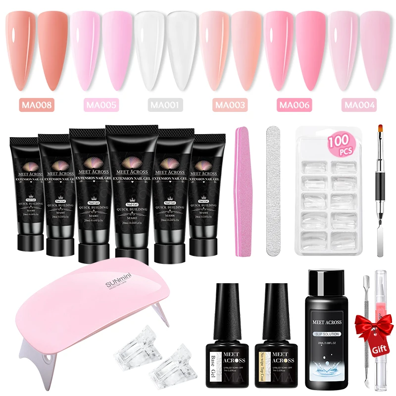 MEET ACROSS 20ml Nail Extension Gel Kit All For Manicure Gel Quick Finger Prolong Extension Set Acrylic Gel Polish Nail Art DIY
MEET ACROSS 20ml Nail Extension Gel Kit All For Manicure Gel Quick Finger Prolong Extension Set Acrylic Gel Polish Nail Art DIY