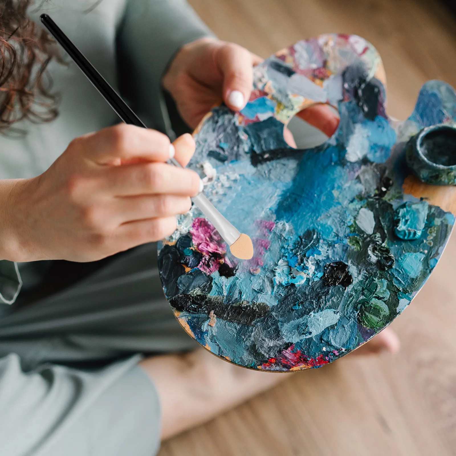 20Pcs Sponge for Painting Set Child Safe Art Tools Lightweight Easy Dry Sponges Ideal for Early Childhood Education Art Courses
20Pcs Sponge for Painting Set Child Safe Art Tools Lightweight Easy Dry Sponges Ideal for Early Childhood Education Art Courses