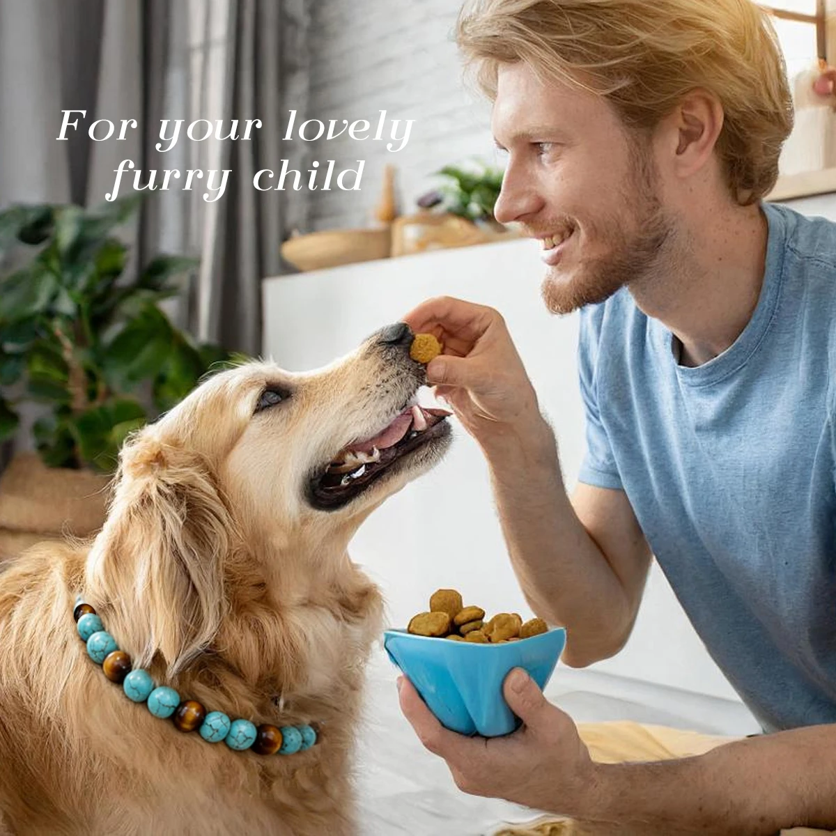 Natural Stone Collar Suitable for Overly Active Cats Dogs Energy Balancing Natural Blue Turquoise Tiger's Eye Adjustable Collar
Natural Stone Collar Suitable for Overly Active Cats Dogs Energy Balancing Natural Blue Turquoise Tiger's Eye Adjustable Collar