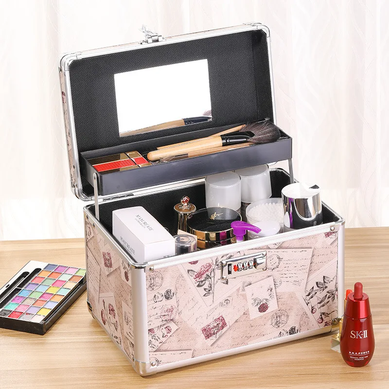 Aluminum Alloy Cosmetic Case Professional Beauty Salon Embroidery Manicure Toolbox Makeup Case
Aluminum Alloy Cosmetic Case Professional Beauty Salon Embroidery Manicure Toolbox Makeup Case