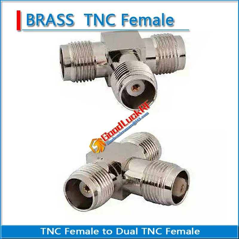 1X Pcs 3 Three TNC Female To 2 Dual TNC Female Plug TNC 3 Way Splitter Adapter Socket T-Type RF Coaxial Connector
1X Pcs 3 Three TNC Female To 2 Dual TNC Female Plug TNC 3 Way Splitter Adapter Socket T-Type RF Coaxial Connector