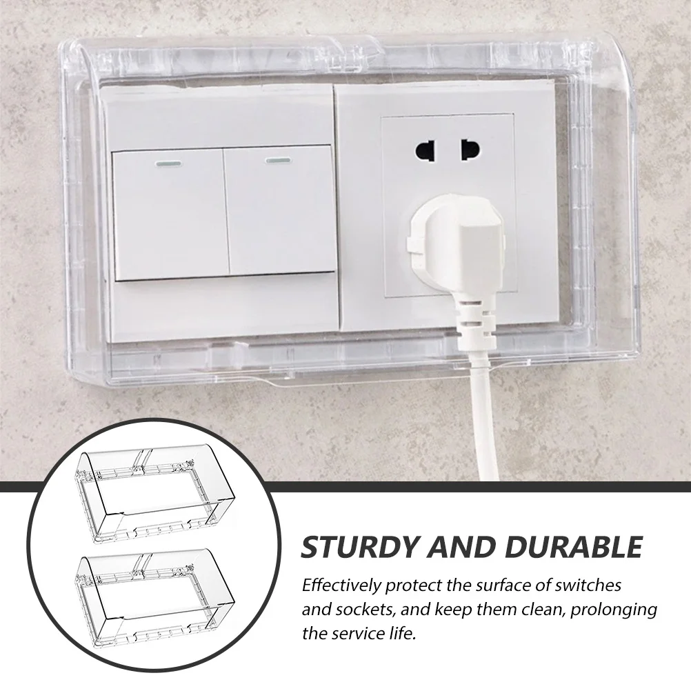 2pcs Waterproof Socket Box 86 Type Adhesive Splash-Proof Outlet Case For Home Wall Socket Cover Dust-Proof Switch Protector
2pcs Waterproof Socket Box 86 Type Adhesive Splash-Proof Outlet Case For Home Wall Socket Cover Dust-Proof Switch Protector