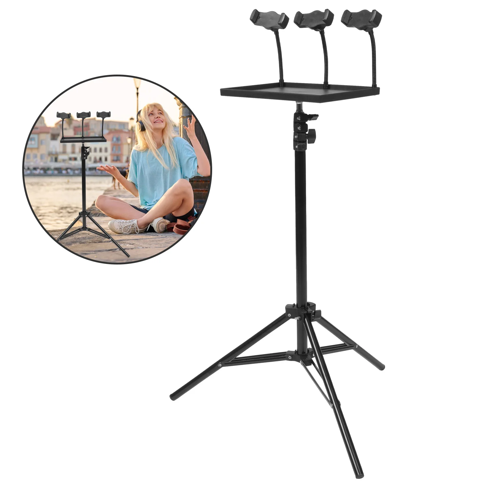 1 set 1 Set Projector Laptop Tripod Stand Adjustable Stable Floor Stand Phone Holder For Live Broadcast Sound Card Outdoor Use
1 set 1 Set Projector Laptop Tripod Stand Adjustable Stable Floor Stand Phone Holder For Live Broadcast Sound Card Outdoor Use