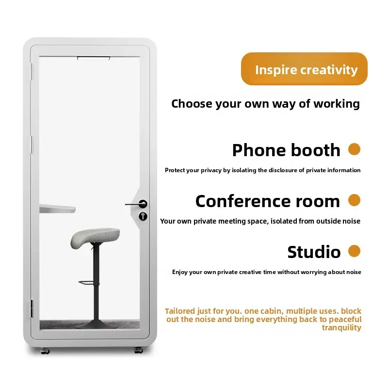 b24 mobile phone booth soundproof room office singing live stream indoor silent cabin
b24 mobile phone booth soundproof room office singing live stream indoor silent cabin