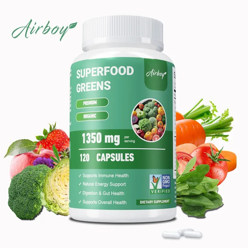 Superfood Greens - Antioxidant, Promotes Overall Health,Improves Gut and Digestion Health,Enhance Immunity, Boosts Energy Levels
Superfood Greens - Antioxidant, Promotes Overall Health,Improves Gut and Digestion Health,Enhance Immunity, Boosts Energy Levels