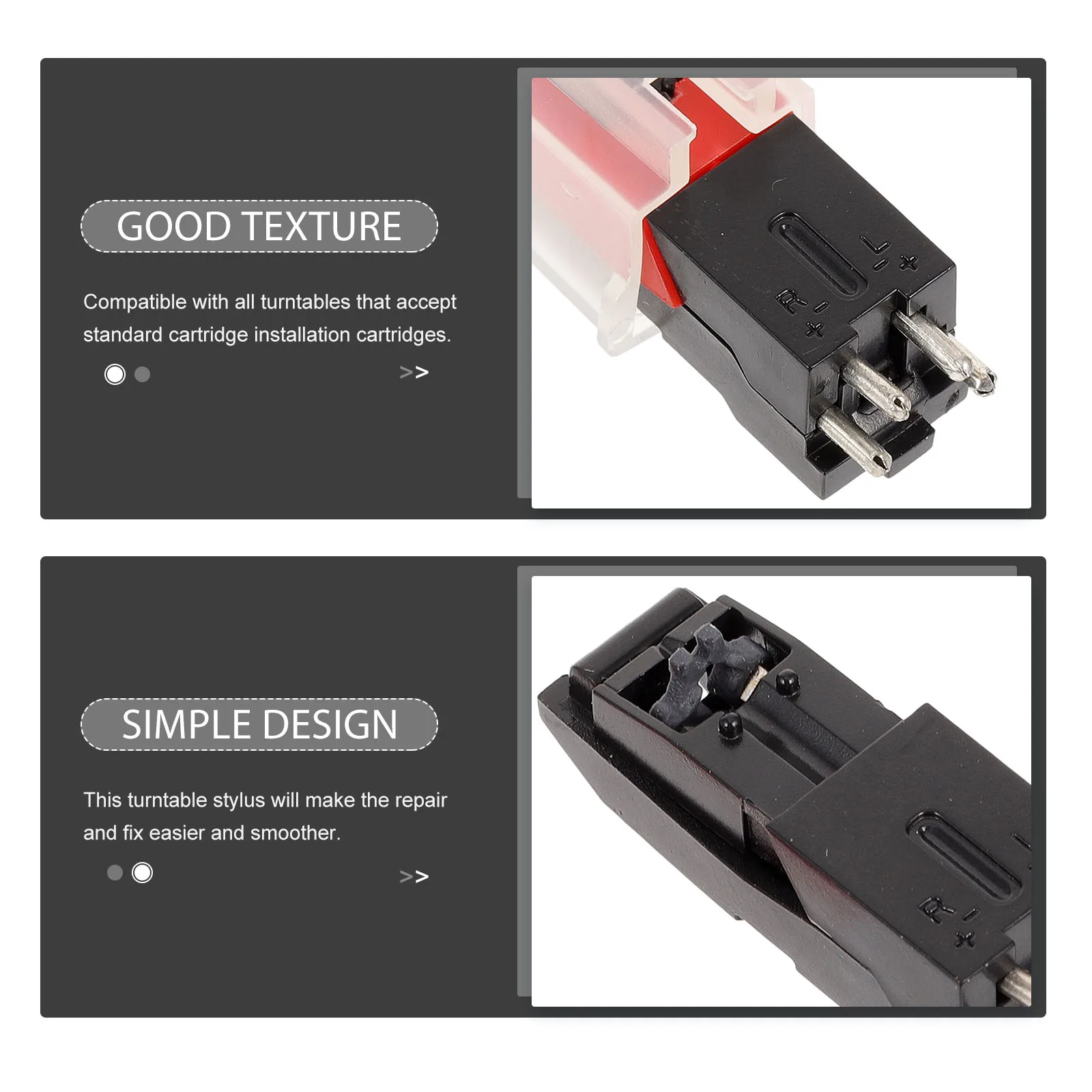 2pcs Stylus Needle Plastic ABS Replacement Wear Resistant Easy Install Universal Turntable Vinyl Record Player
2pcs Stylus Needle Plastic ABS Replacement Wear Resistant Easy Install Universal Turntable Vinyl Record Player