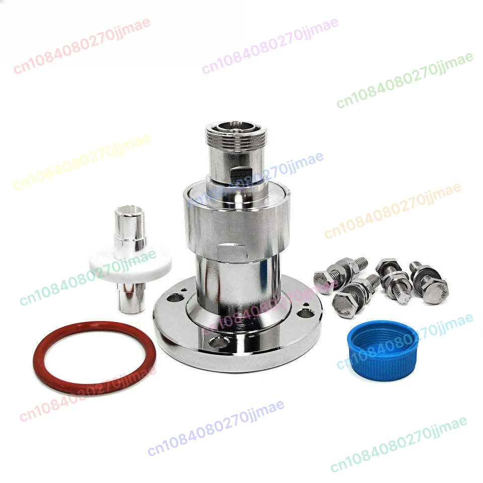 Four hole adapter flange to female connector converter head
Four hole adapter flange to female connector converter head