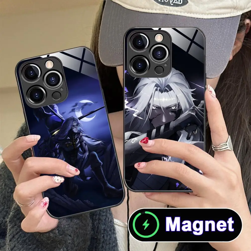 Wuthering Waves Calcharo Phone Case for iPhone 17 16 15 14 13 12 11 Air Pro Max Plus Mini Glass MagSafe Cover
Wuthering Waves Calcharo Phone Case for iPhone 17 16 15 14 13 12 11 Air Pro Max Plus Mini Glass MagSafe Cover