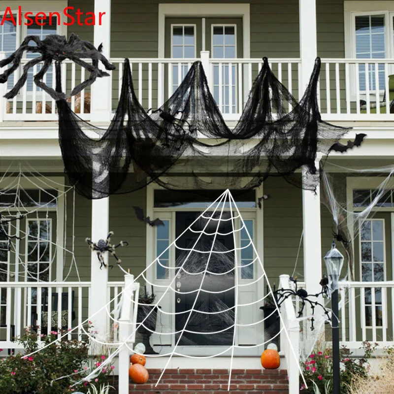 Halloween Decor Spider Web Scary Party Scene Props White Stretchy Cobweb Orror House Decoration for Home
Halloween Decor Spider Web Scary Party Scene Props White Stretchy Cobweb Orror House Decoration for Home