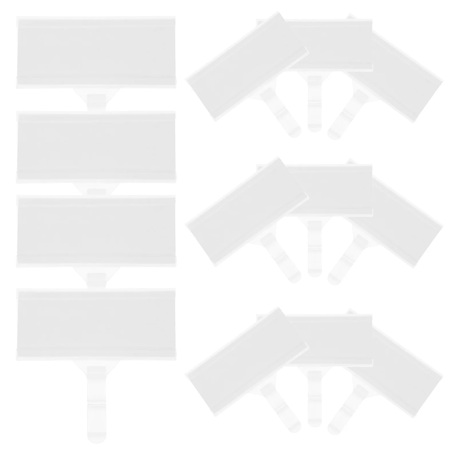 20pcs Hook Price Tags Shelf Label Holders Plastic Card Protectors Wire Display Bins Fridge Erasable Storage Tags
20pcs Hook Price Tags Shelf Label Holders Plastic Card Protectors Wire Display Bins Fridge Erasable Storage Tags