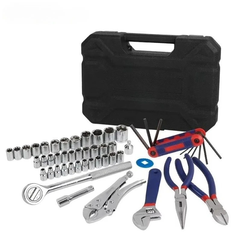 52PCS Combination Carbon Steel Socket Set Tool and Repair Wrench Kit Hand Tool in BMC
52PCS Combination Carbon Steel Socket Set Tool and Repair Wrench Kit Hand Tool in BMC