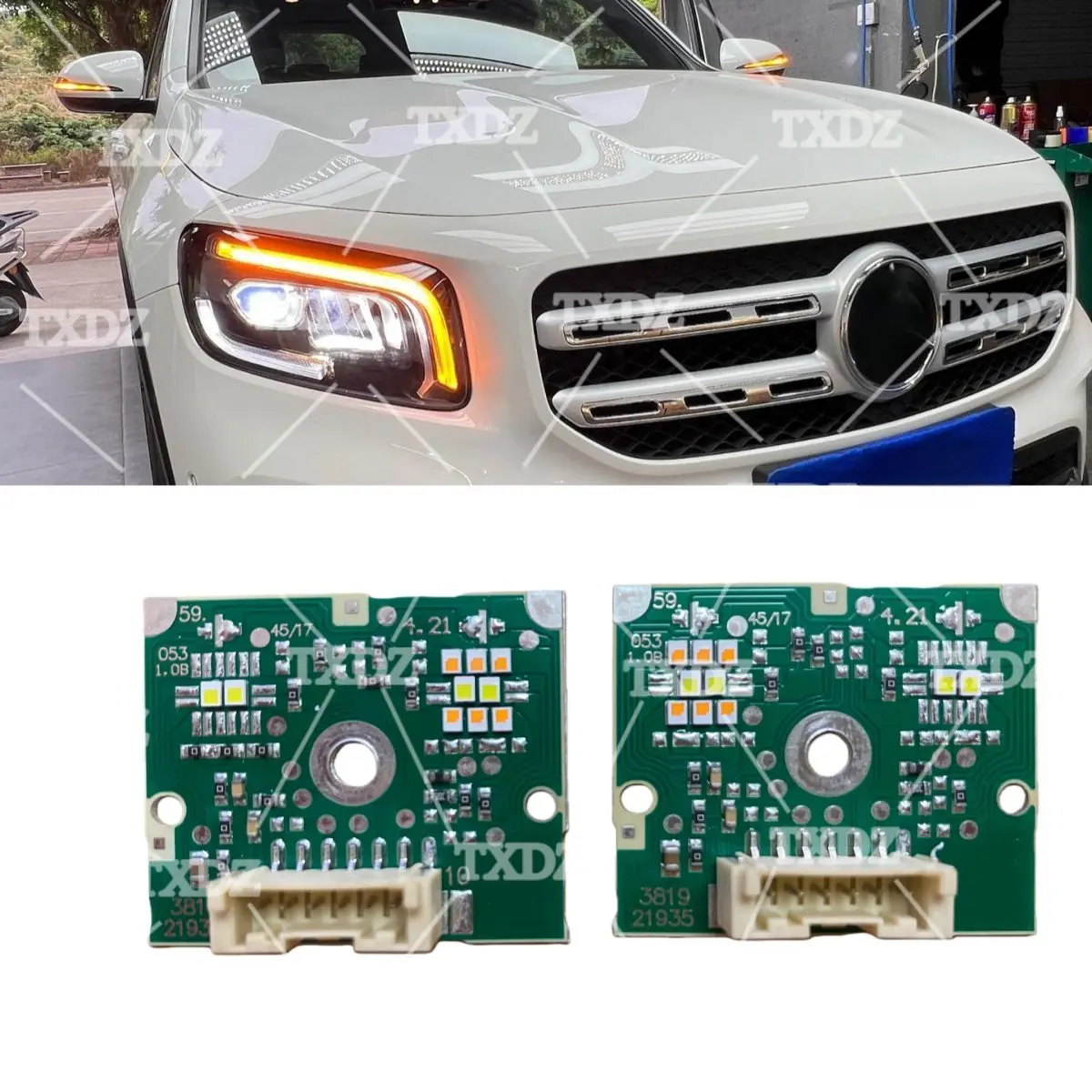 New DRL Board For Mercedes W247 X247 GLB 180 200 250 LED Headlight Daytime Running light Turn Signal Module EUR 222.004-51
New DRL Board For Mercedes W247 X247 GLB 180 200 250 LED Headlight Daytime Running light Turn Signal Module EUR 222.004-51