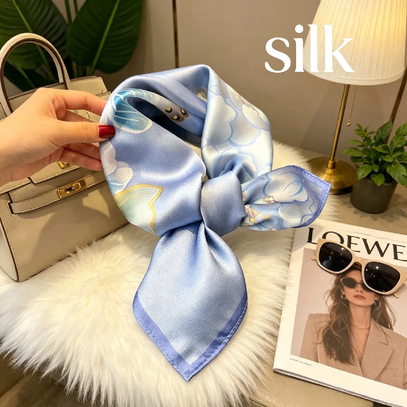 Plain Crepe Satin Butterfly Feifei Silk Small Square Scarf Breathable Sunscreen Versatile 100% Mulberry Silk Scarf Scarf Scarf
Plain Crepe Satin Butterfly Feifei Silk Small Square Scarf Breathable Sunscreen Versatile 100% Mulberry Silk Scarf Scarf Scarf