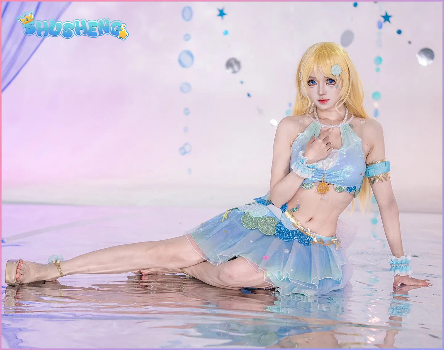 EliAyase Ellie Anime LoveLive! mermaid Cosplay Costume Women Sweet Halloween Carnival Song Dress Summer Beach Swimsuit Set
EliAyase Ellie Anime LoveLive! mermaid Cosplay Costume Women Sweet Halloween Carnival Song Dress Summer Beach Swimsuit Set