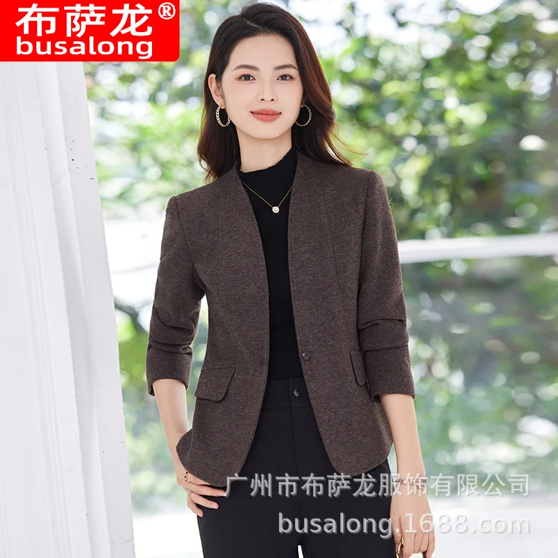 2025Autumn New Casual Women's Long Sleeve Professional Suit with Pants Formal Workwear9721
2025Autumn New Casual Women's Long Sleeve Professional Suit with Pants Formal Workwear9721