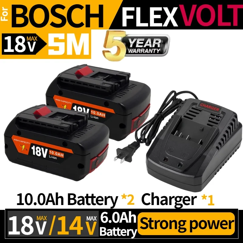 For bosch 18V 6.0AHrechargeable lithium-ion batteryWholesale Price GBA18V BAT6188Ah for Multiple Tools and Devices
For bosch 18V 6.0AHrechargeable lithium-ion batteryWholesale Price GBA18V BAT6188Ah for Multiple Tools and Devices