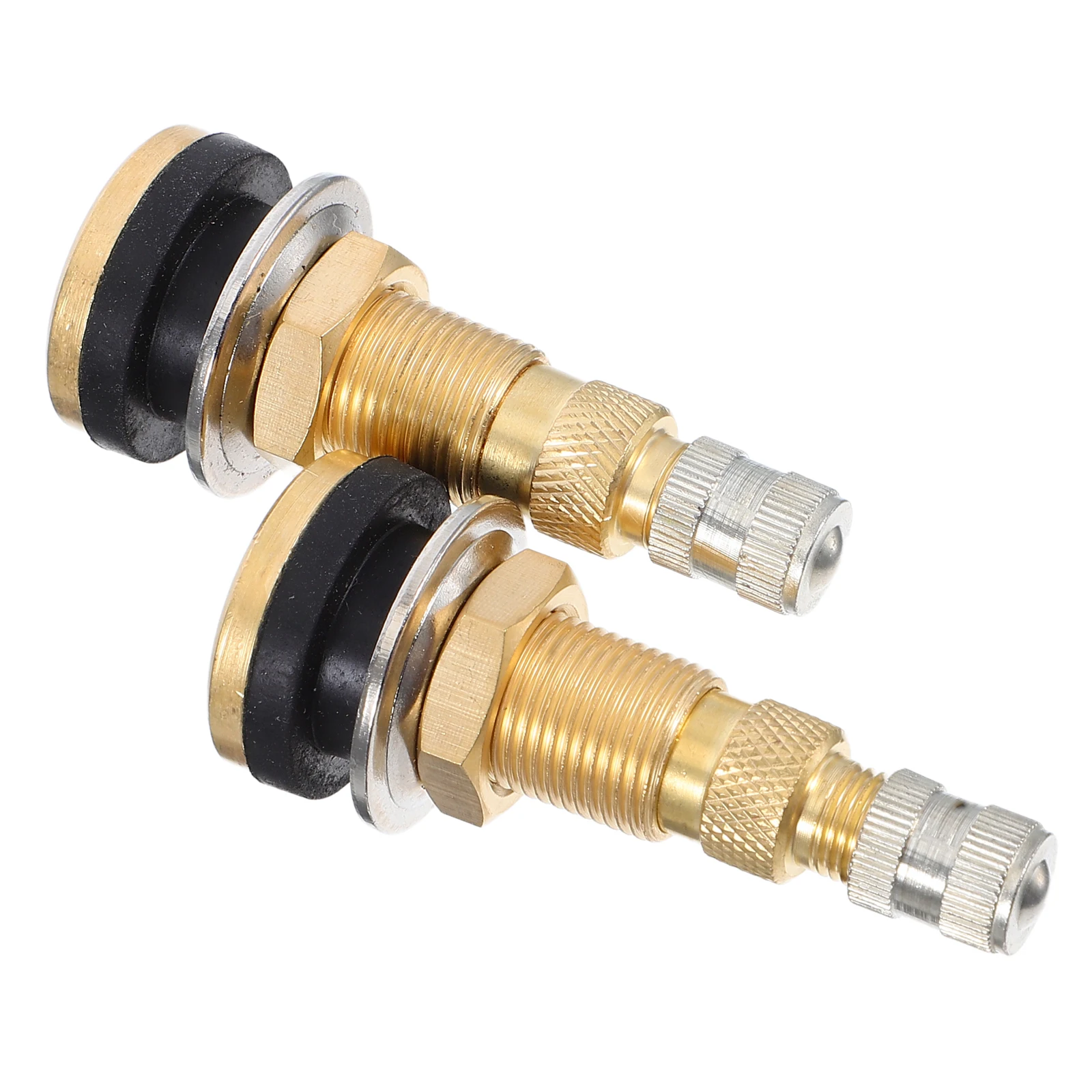 2pcs Brass Tire Valve Stems Heavy Duty Tubeless Air Valve For Trucks Tractors Farm Construction Loaders Rollers Inflation Nozzle
2pcs Brass Tire Valve Stems Heavy Duty Tubeless Air Valve For Trucks Tractors Farm Construction Loaders Rollers Inflation Nozzle
