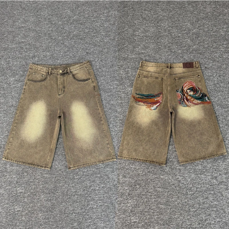 Retro Casual Masked Goddess Embroidered Pants Summer All-match Fashion Five Quarter DERSCHUTZE Jeans
Retro Casual Masked Goddess Embroidered Pants Summer All-match Fashion Five Quarter DERSCHUTZE Jeans