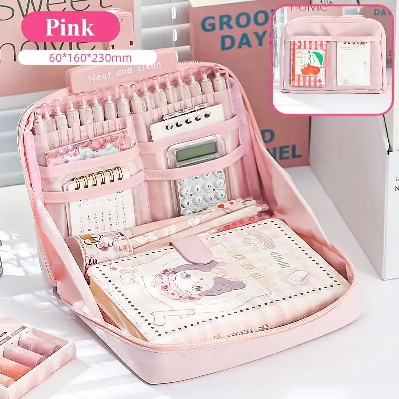Multilayers Large Capacity Pencil Case Aesthetic School Cases Cute Stationery Holder Bag Pen Case Stationery Storage Bag
Multilayers Large Capacity Pencil Case Aesthetic School Cases Cute Stationery Holder Bag Pen Case Stationery Storage Bag