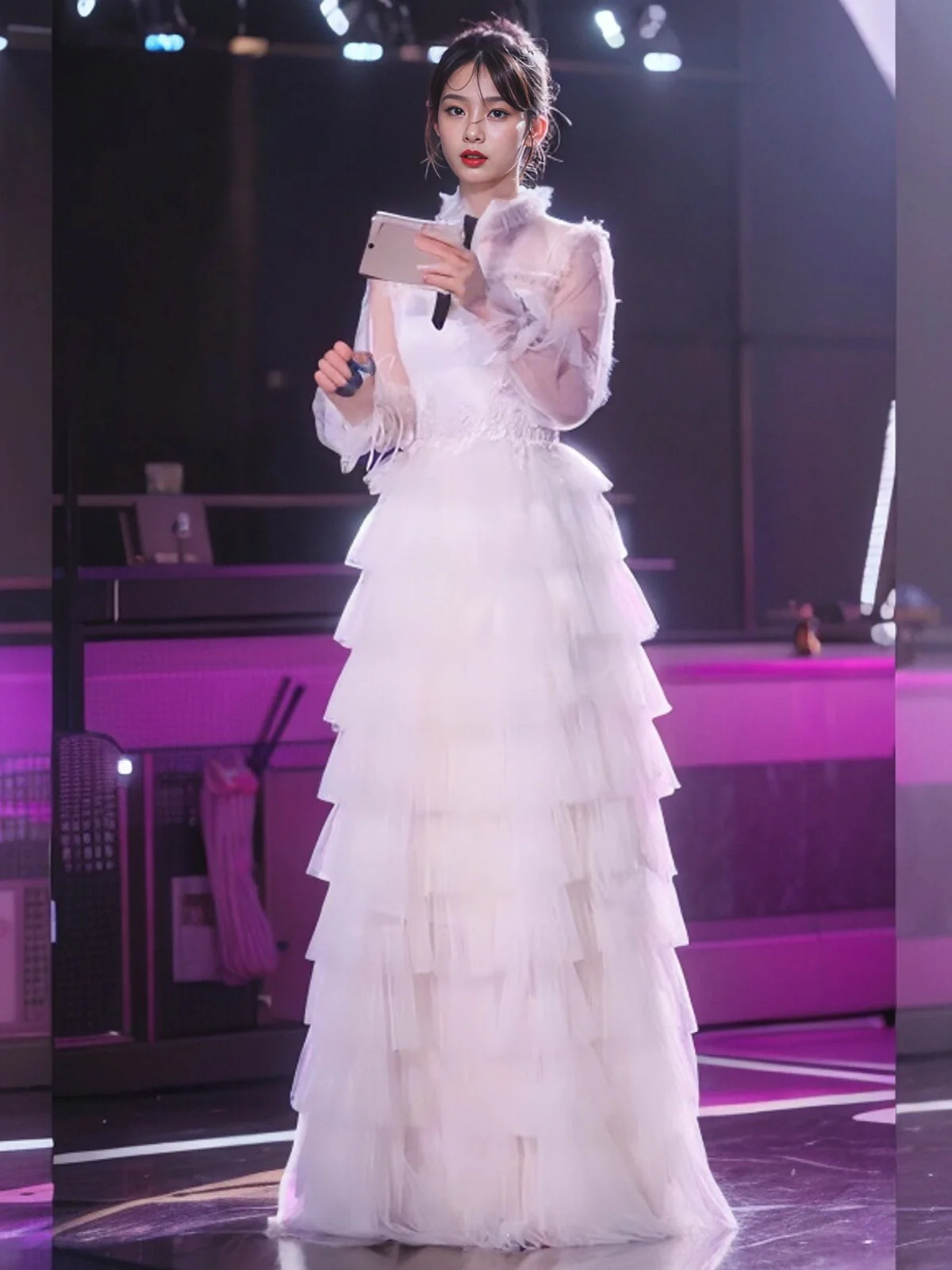 White Long Puffy Evening Gown Women's Ball Aosphere Annual Meeting Host Birthday Dr Skirt Travel Light Wedding Dr
White Long Puffy Evening Gown Women's Ball Aosphere Annual Meeting Host Birthday Dr Skirt Travel Light Wedding Dr