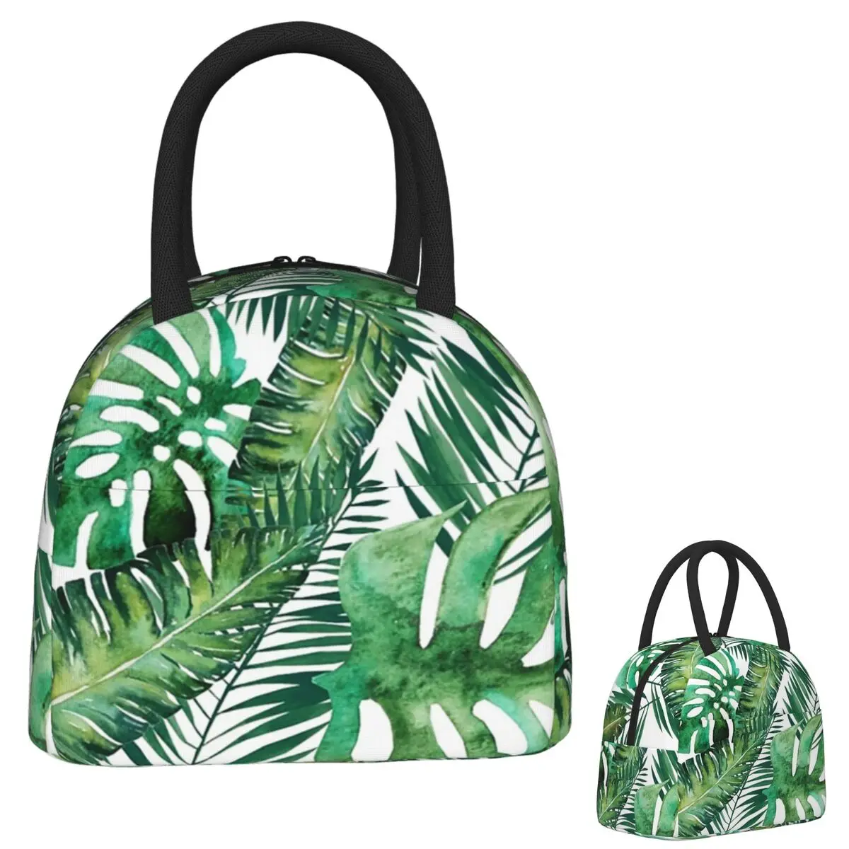 Monstera Banana Palm Leaf Insulated Lunch Bag for Women Children Portable Food Boxes Thermal Lunch Box Tote
Monstera Banana Palm Leaf Insulated Lunch Bag for Women Children Portable Food Boxes Thermal Lunch Box Tote