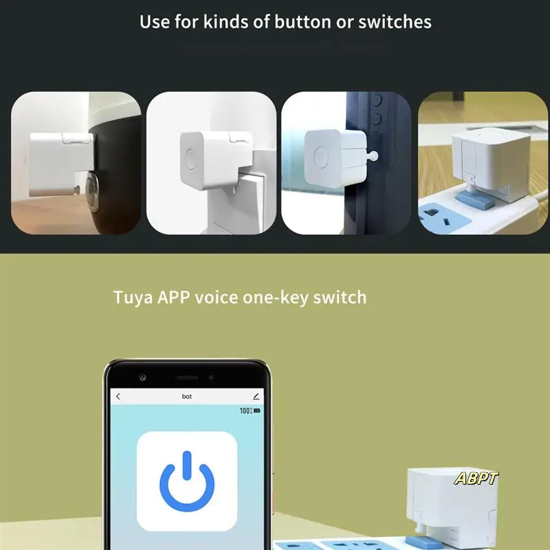 Tuya Smart Fingerbot Plastic Fingerbot Remote Control Voice Control Smart Button Pusher Smart Life
Tuya Smart Fingerbot Plastic Fingerbot Remote Control Voice Control Smart Button Pusher Smart Life