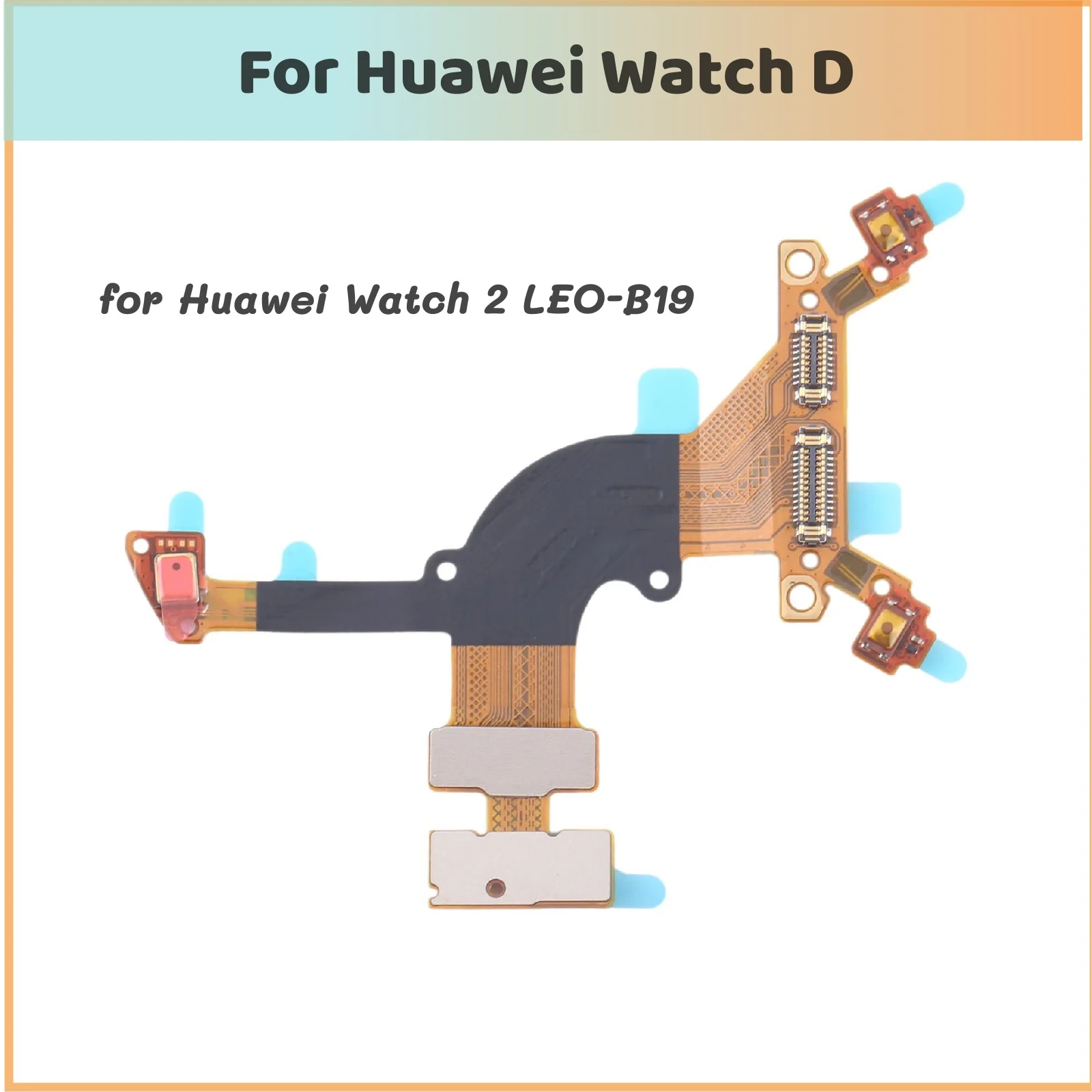Power + Return + Microphone Flex Cable for Huawei Watch 2 LEO-B19 Watch Flex Cable Repair Replace Part
Power + Return + Microphone Flex Cable for Huawei Watch 2 LEO-B19 Watch Flex Cable Repair Replace Part