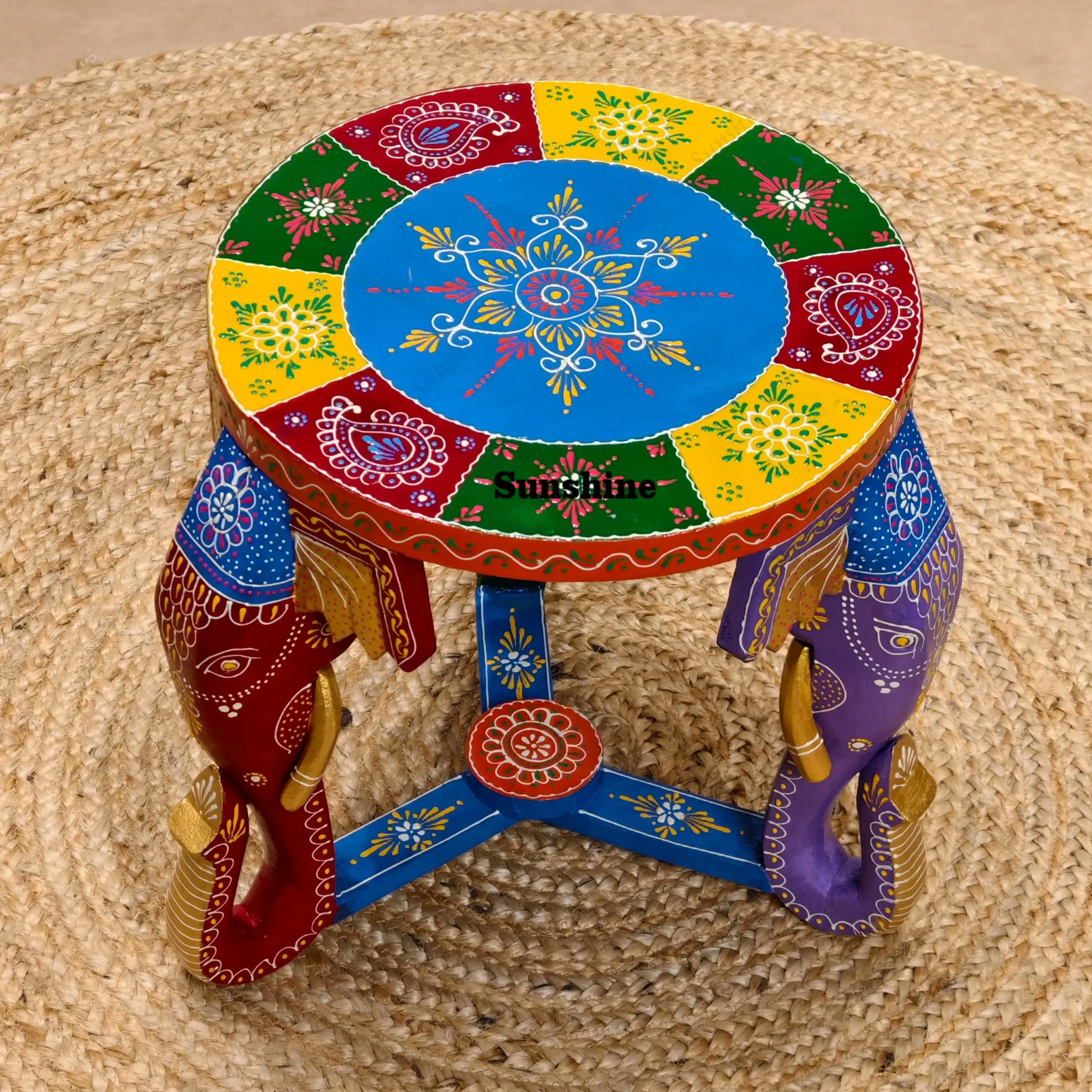 YHand painted solid wood, home living room creative cute elephant, low stool, ornament
YHand painted solid wood, home living room creative cute elephant, low stool, ornament