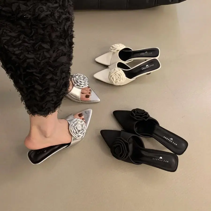 Bailamos Fashion Thin High Heels Women Pumps Sexy Flower Pointed Toe Slippers Shoes Elegant Banquet Prom Sandals Dress Shoes Mu
Bailamos Fashion Thin High Heels Women Pumps Sexy Flower Pointed Toe Slippers Shoes Elegant Banquet Prom Sandals Dress Shoes Mu