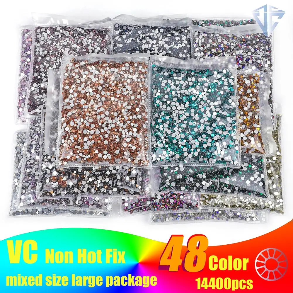 14400 шт. ss3-ss20, большая упаковка, оптовая продажа, стразы без горячей фиксации, плоская задняя часть, хрустальные стразы, блестящий камень для 3D одежды для ногтей
14400 шт. ss3-ss20, большая упаковка, оптовая продажа, стразы без горячей фиксации, плоская задняя часть, хрустальные стразы, блестящий камень для 3D одежды для ногтей
