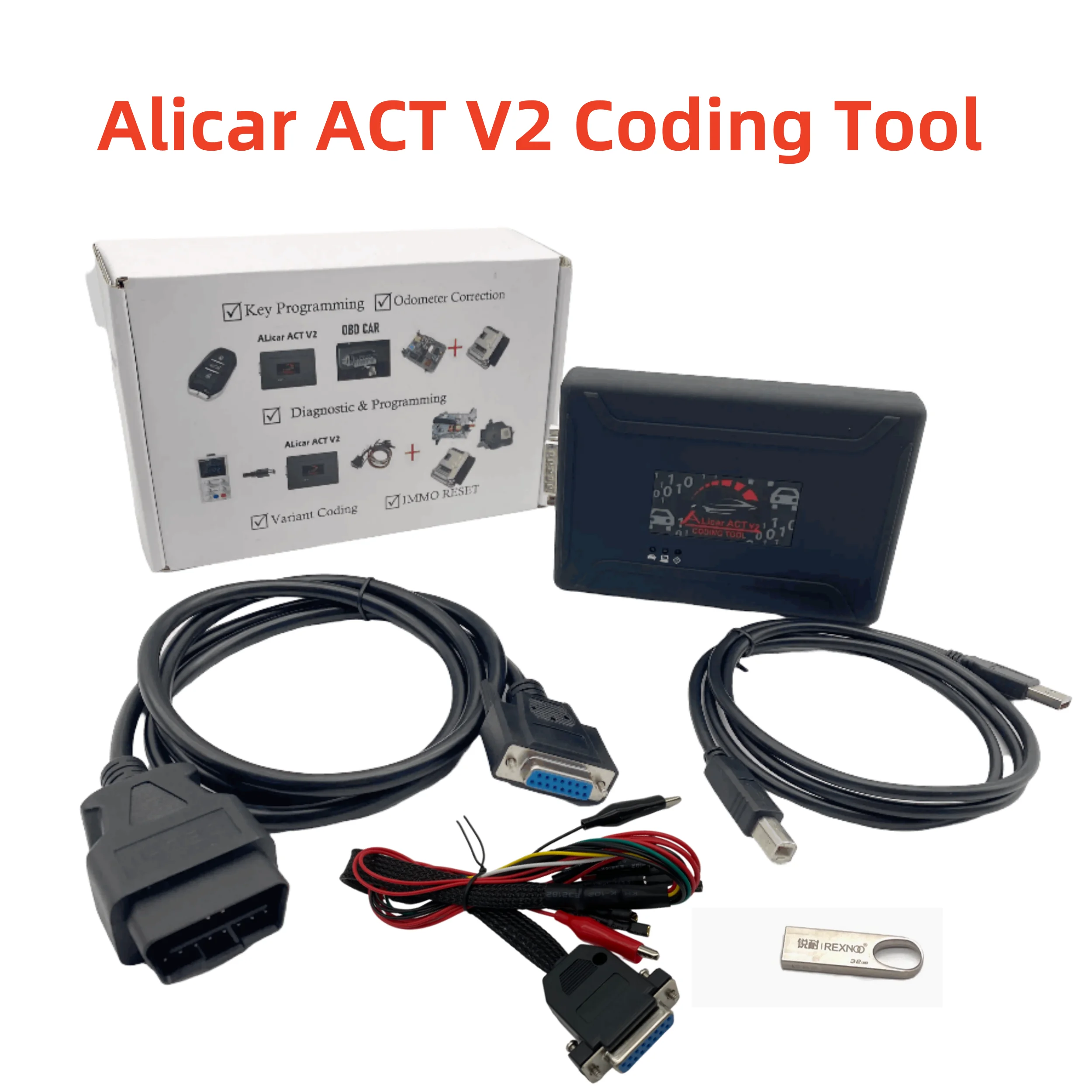 ALicar ACT V2 coding tool ECU-Chip-Tuning for Citroen/ FIAT/OP EL/Peugeot for Toyota ECU programming diagnostic test tool
ALicar ACT V2 coding tool ECU-Chip-Tuning for Citroen/ FIAT/OP EL/Peugeot for Toyota ECU programming diagnostic test tool
