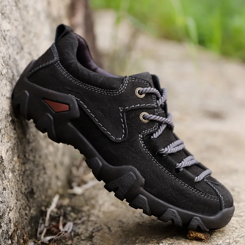 Men Hiking Shoes lace up spring Autumn genuine leather Outdoor Mens Sport men Trekking Mountain Athletic Shoes
Men Hiking Shoes lace up spring Autumn genuine leather Outdoor Mens Sport men Trekking Mountain Athletic Shoes